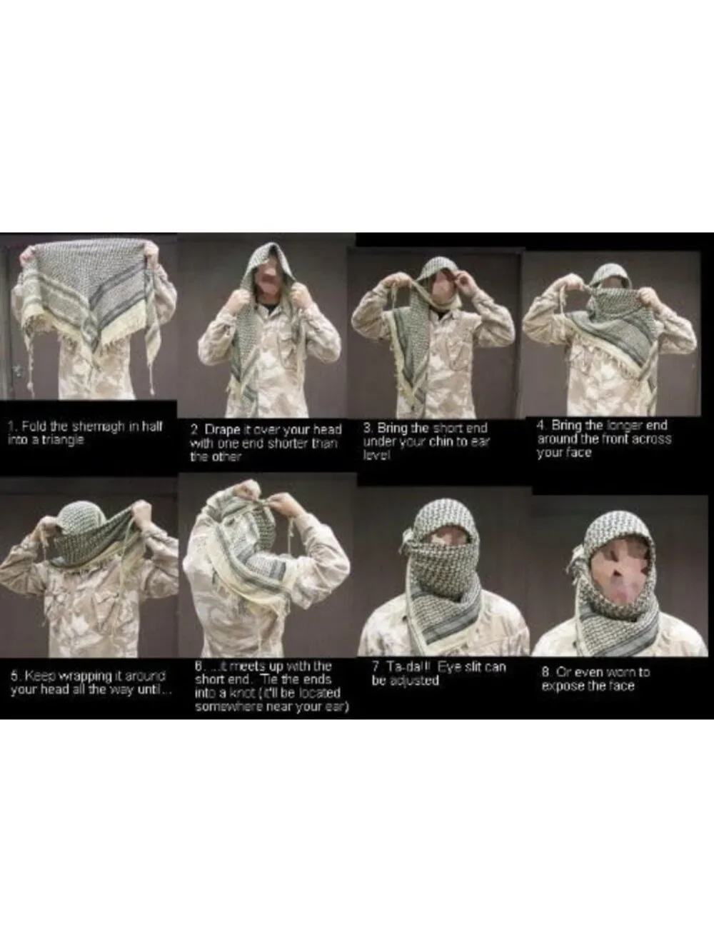 Premium Shemagh Head & Neck Scarf | Versatile Fashion Accessory for Men & Women